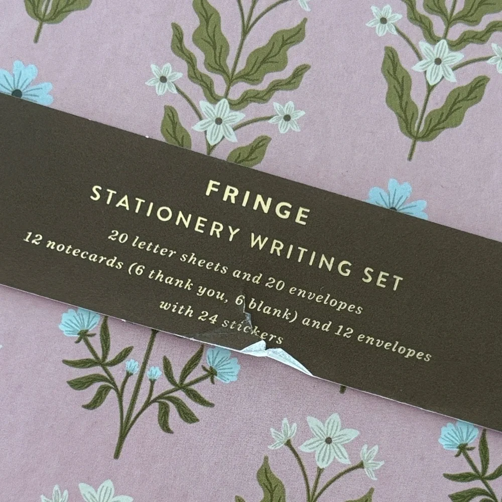 Fringe Charleston Floral Stationery Writing Set